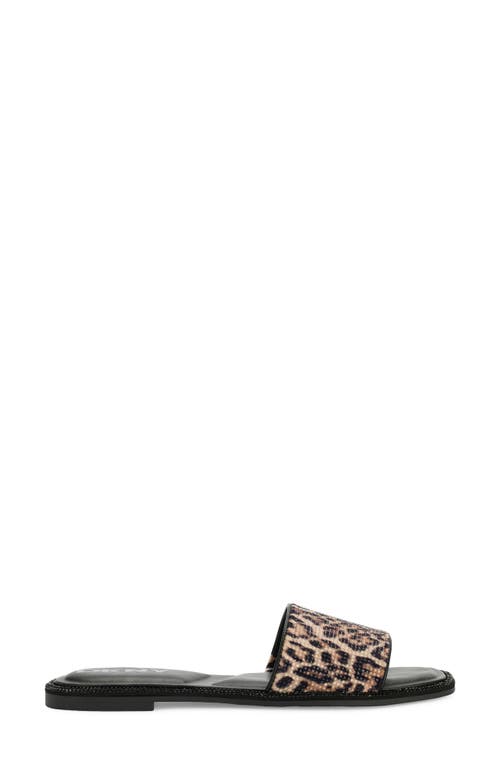 Dkny Badin Slide Sandal In Animal Print