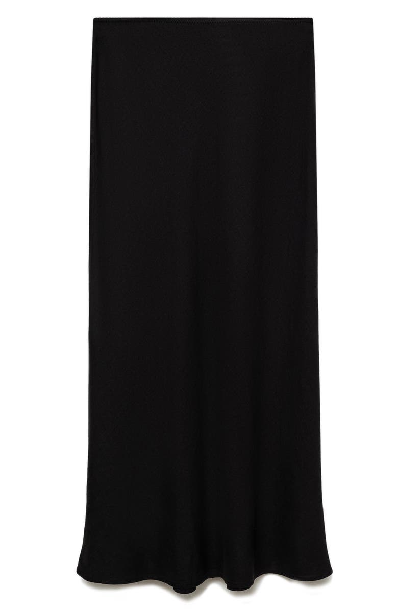 MANGO Linen Blend Skirt, Alternate, color, 