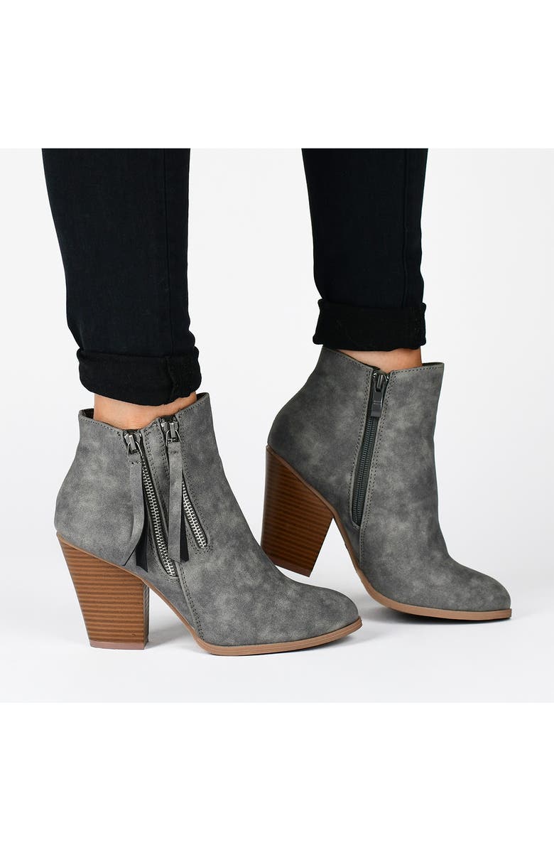 Journee Collection JOURNEE Vally Bootie, Alternate, color, Brown