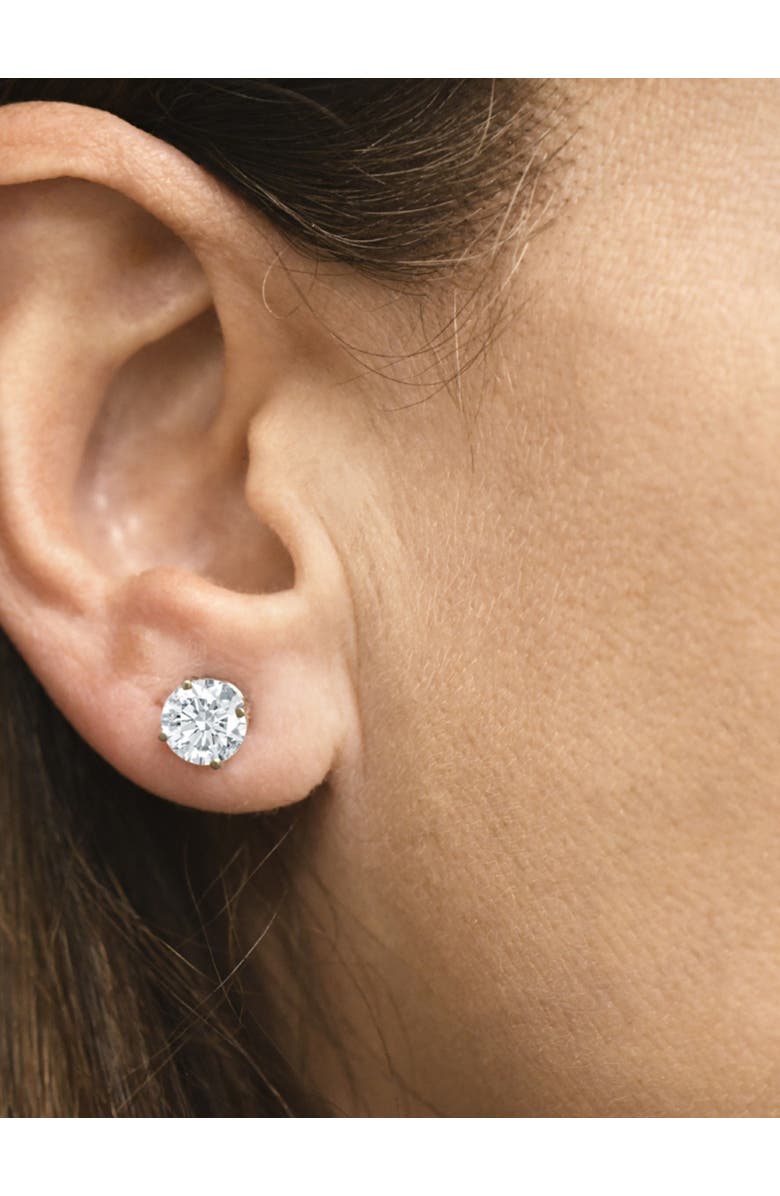 Bliss Diamond 2 1/4 Ct T.W. Diamond Screw Back Studs Lab Grown 14k Gold, Alternate, color, 14K Yellow Gold