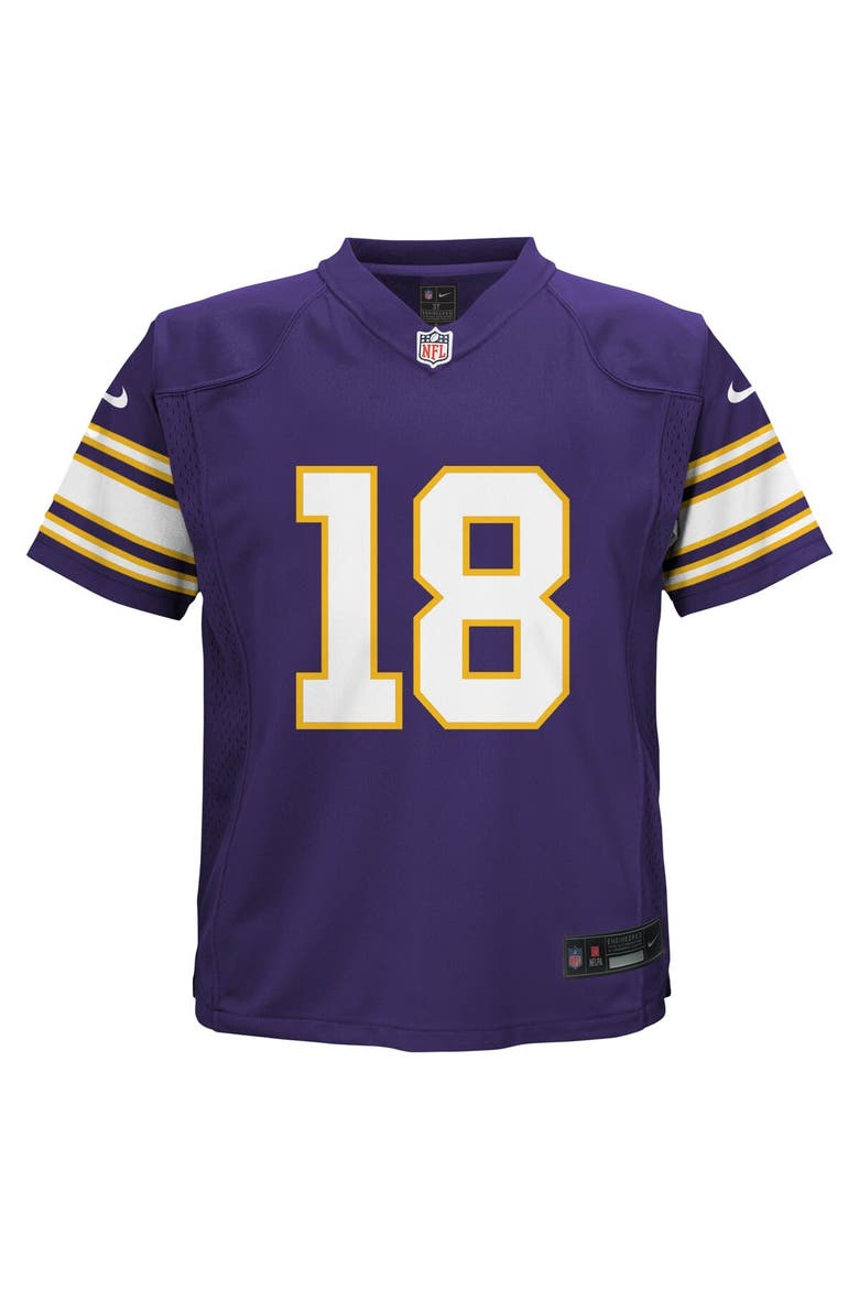 Toddler Nike Justin Jefferson Purple Minnesota Vikings Alternate Game Jersey, Alternate, color, Purple