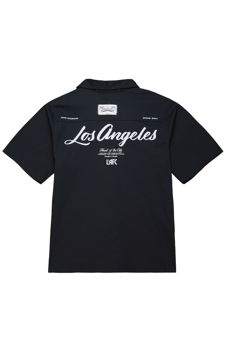 Mitchell & Ness Men's Mitchell & Ness Black LAFC Full-Snap Work Shirt, Alternate, color, 