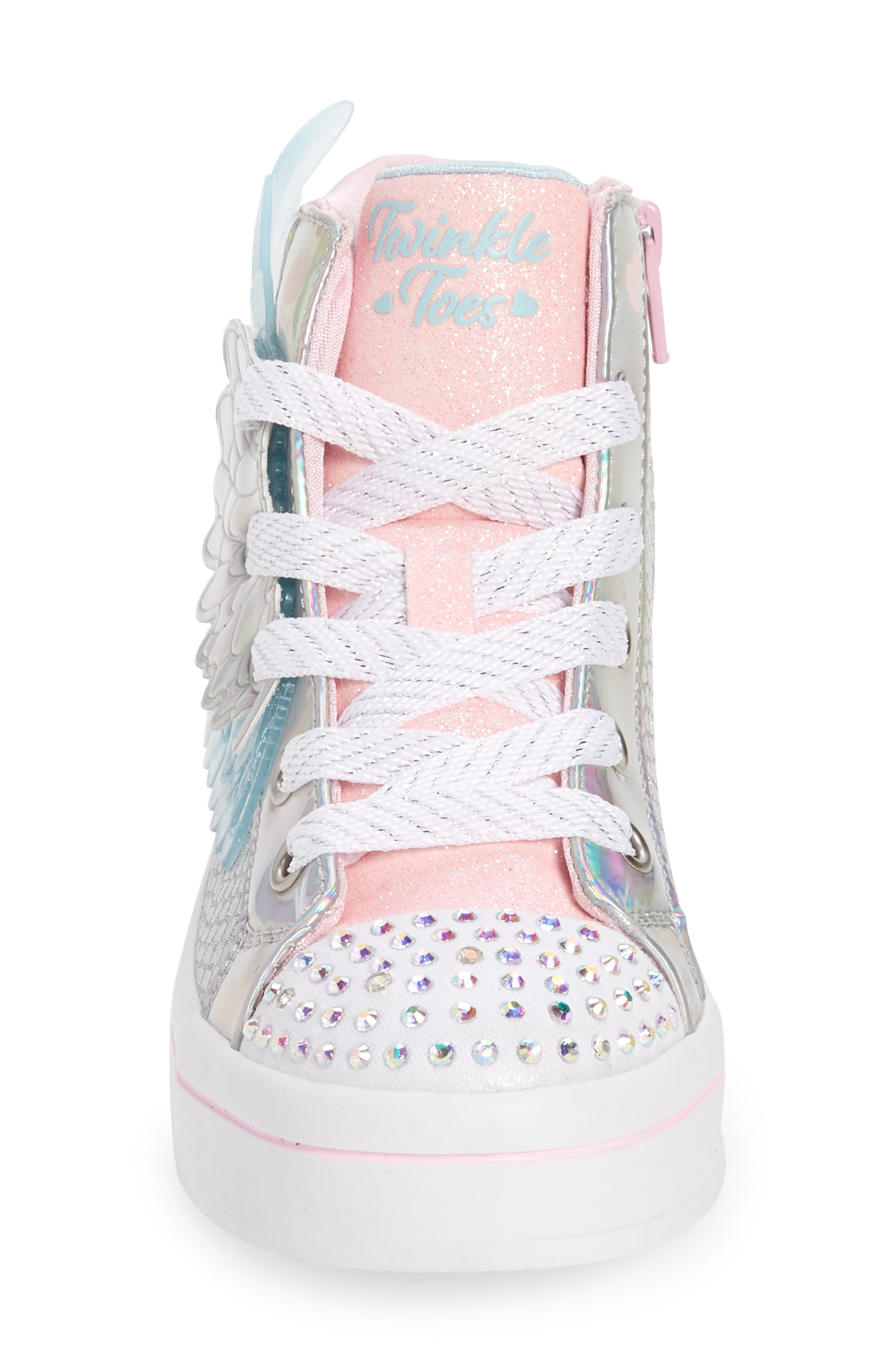 SKECHERS Twi-Lites 2.0 Light-Up High-Top Sneaker, Alternate, color, 