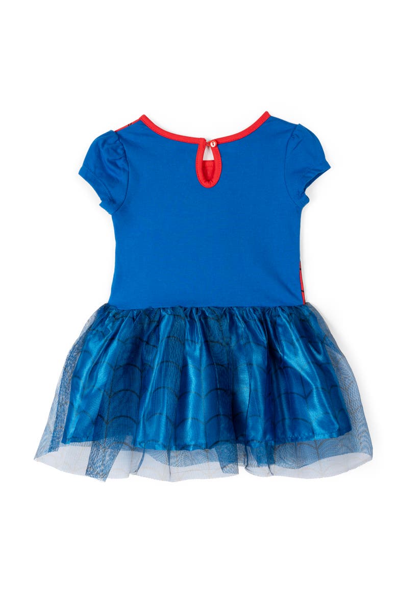 Spider-Man Cosplay Tutu Dress and Leggings Set, Alternate, color, Spider Man Red Blue