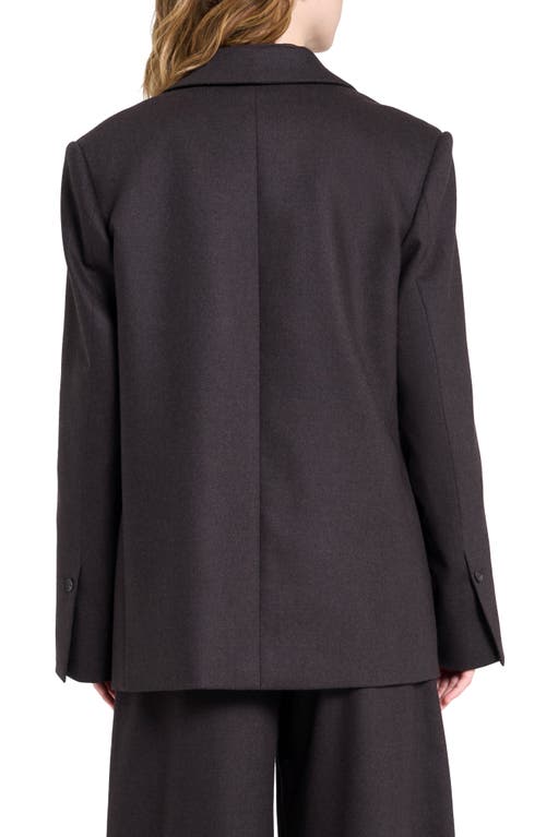 Twp Jillian Stretch Wool & Cashmere Blazer In Brown