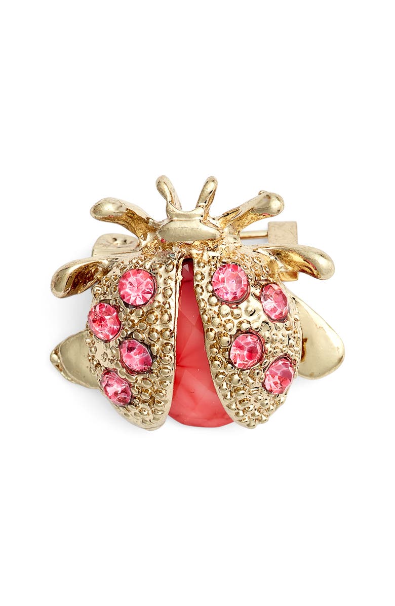 CLIFTON WILSON Ladybug Lapel Pin, Main, color,