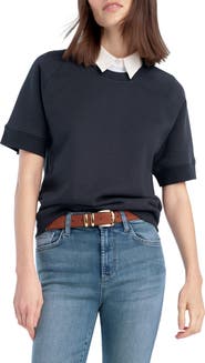 Favorite Daughter The Saturday Raglan Cotton Blend T-Shirt