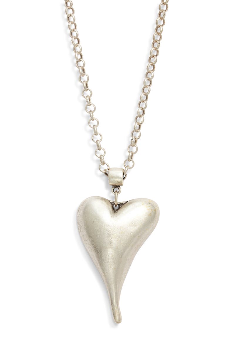 Child of Wild Heart Burst Turkish Necklace, Main, color, Silver