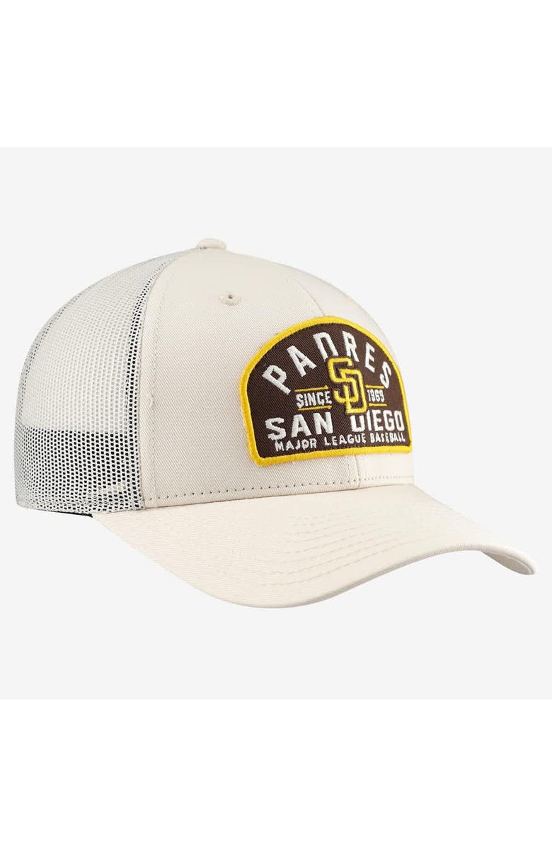 '47 Men's '47 Cream San Diego Padres Leland Adjustable Trucker Hat, Alternate, color, Cream