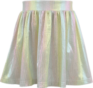 Lola + The Boys Pastel Ombre Metallic Skirt