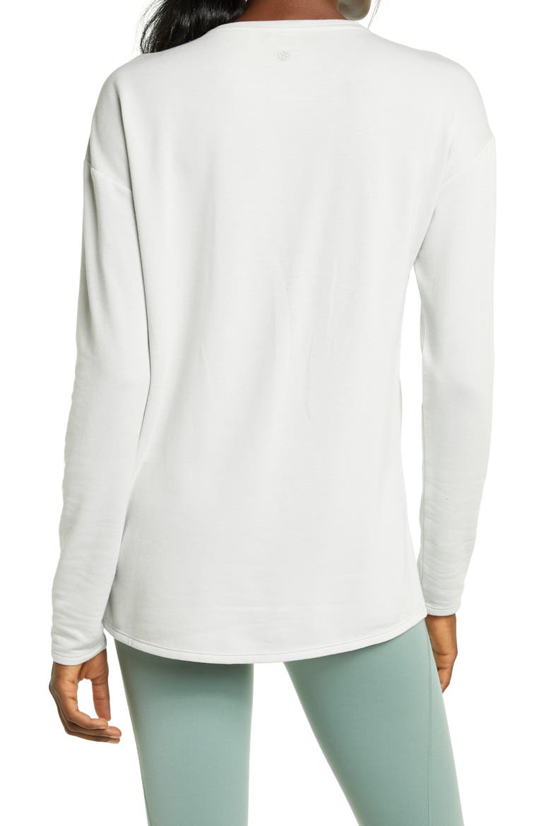Cozy Long Sleeve Top, Alternate, color, GREY GLACIER