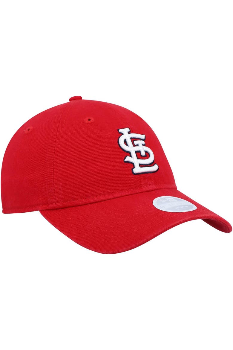Women's New Era Red St. Louis Cardinals Team Logo Core Classic 9TWENTY Adjustable Hat, Alternate, color, Red