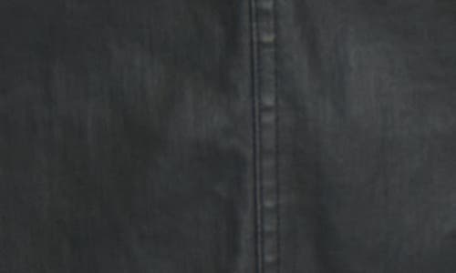 DAZE DAZE SWEETHEART HIGH WAIST FAUX LEATHER MIDI SKIRT 