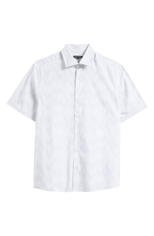 Robert Barakett Pruitt Short Sleeve Button-up Shirt In White