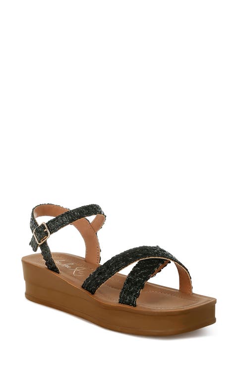Sephone Platform Wedge Sandal (Women)