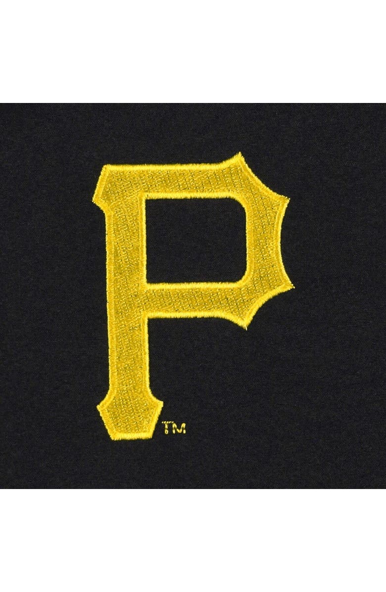 DUNBROOKE Men's Dunbrooke Black/Heather Gray Pittsburgh Pirates Alpha Full-Zip Jacket, Alternate, color, Black