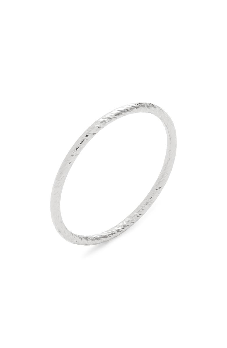 Nashelle Sparkler Stackable Ring, Main, color, Sterling Silver