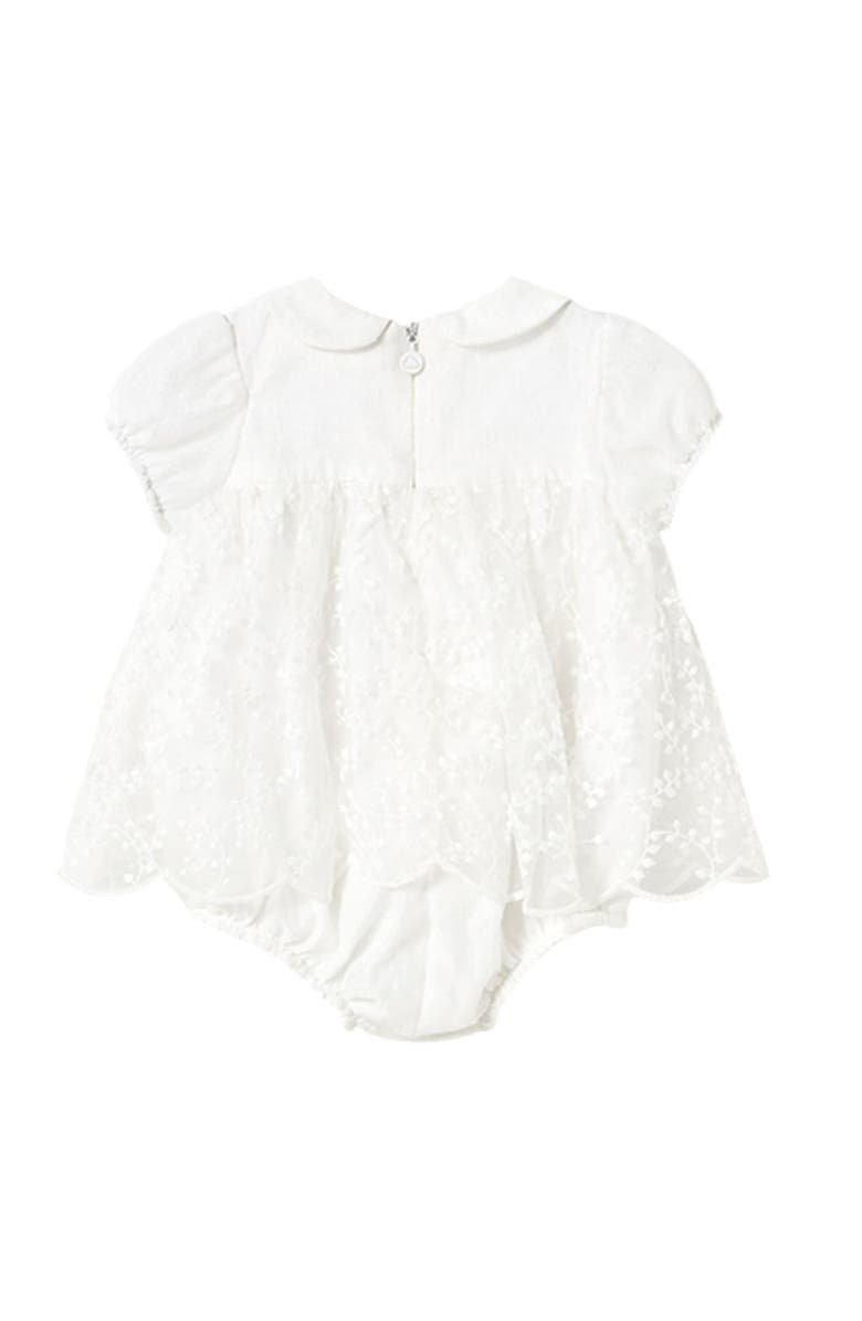 Mayoral Floral Cotton Romper, Alternate, color, 