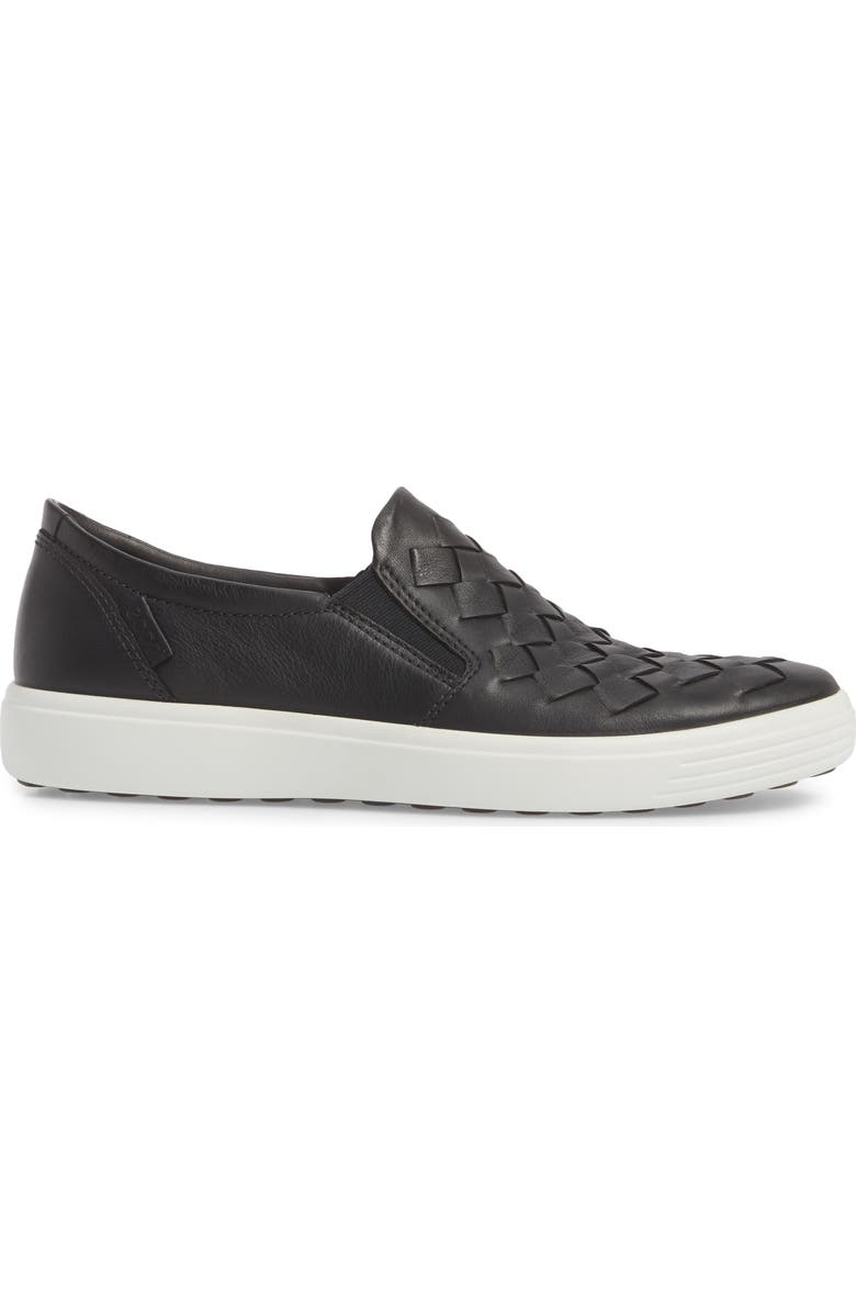 ECCO Soft 7 Woven Slip-On Sneaker, Alternate, color,