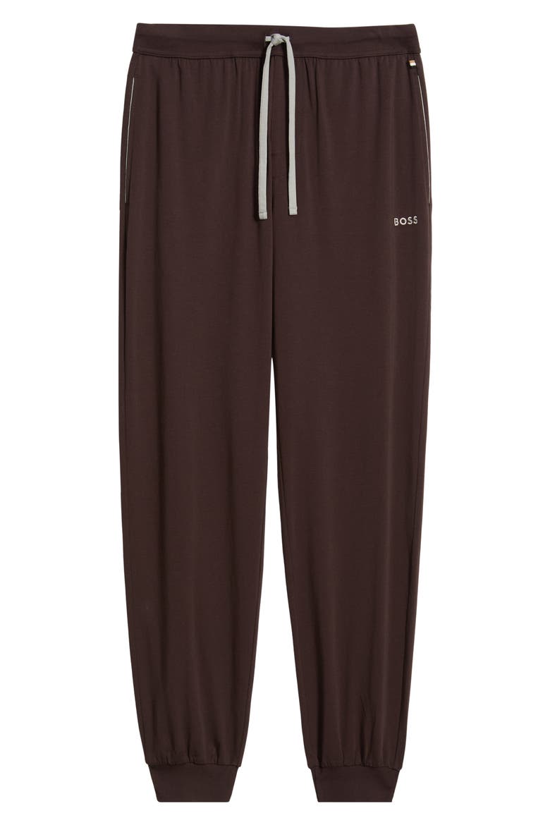 Mix & Match Pajama Pants, Alternate, color, DARK BROWN