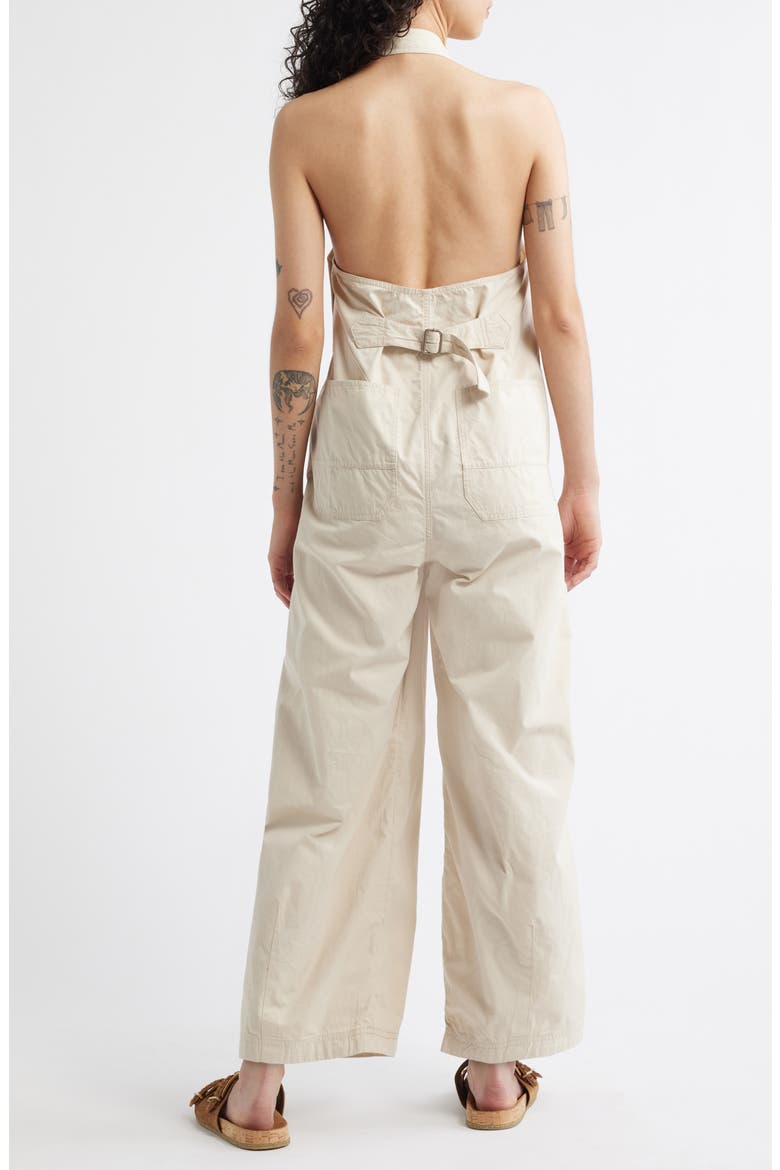 Great Plains Halter Ankle Jumpsuit, Alternate, color, TEA