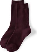 Lands
End CashTouch Crew Socks