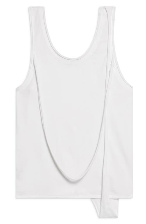 Helmut Lang Strappy Tank In Optic White