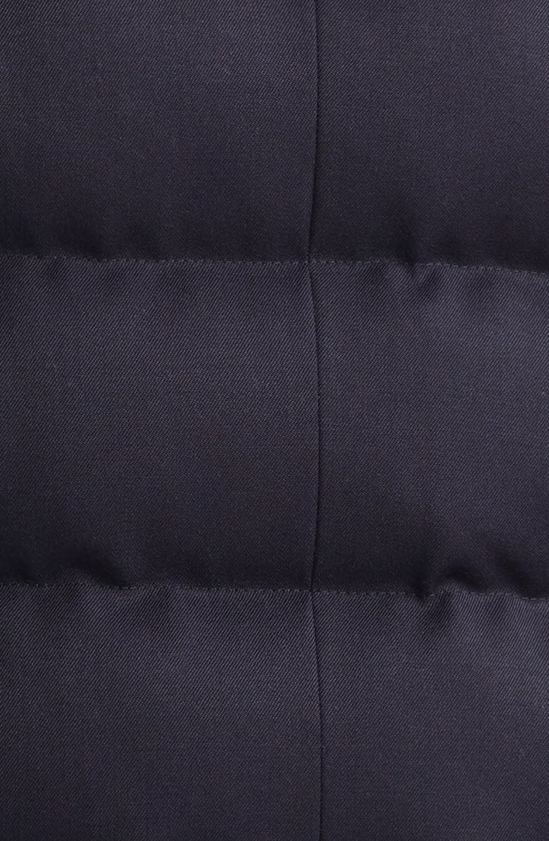 Moncler Vallonpierre Water Repellent Wool Parka, Alternate, color, Dark Navy Blue