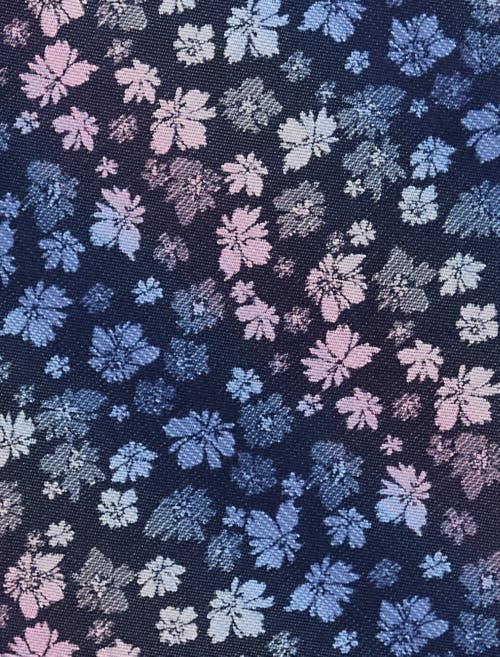 Synrgy By Dxl Big & Tall Ombré Floral Tie In Blue
