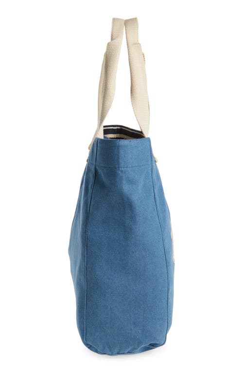 Barbour Emily Cotton Canvas Tote In Denim
