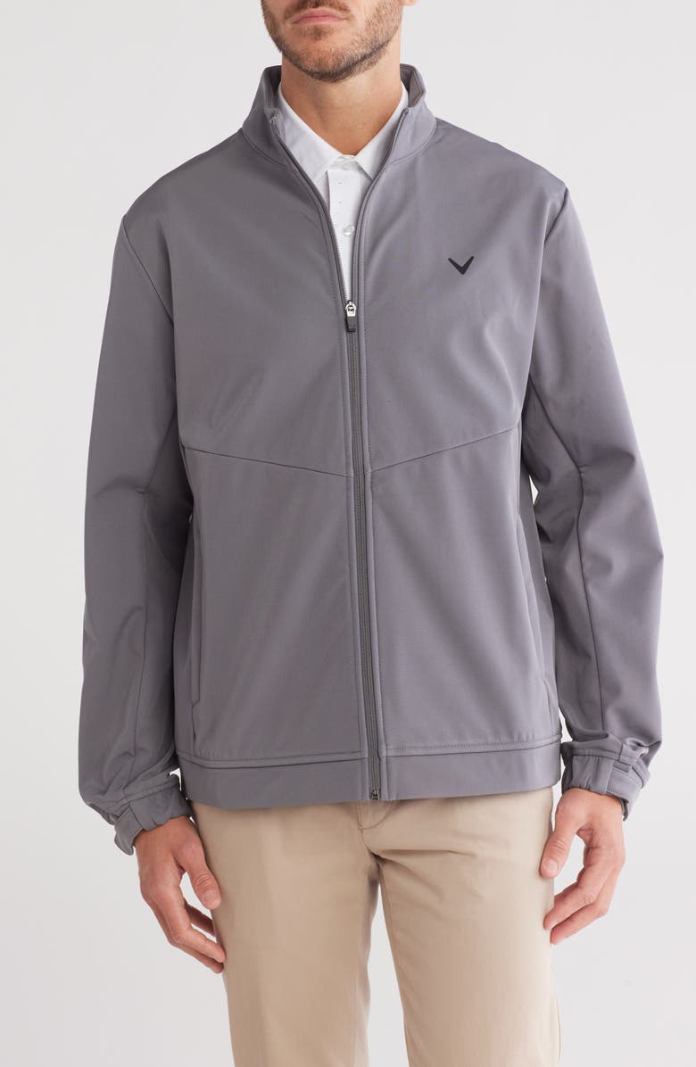 Callaway Golf<sup>®</sup> Full Zip Golf Jacket, Main, color, Quiet Shade