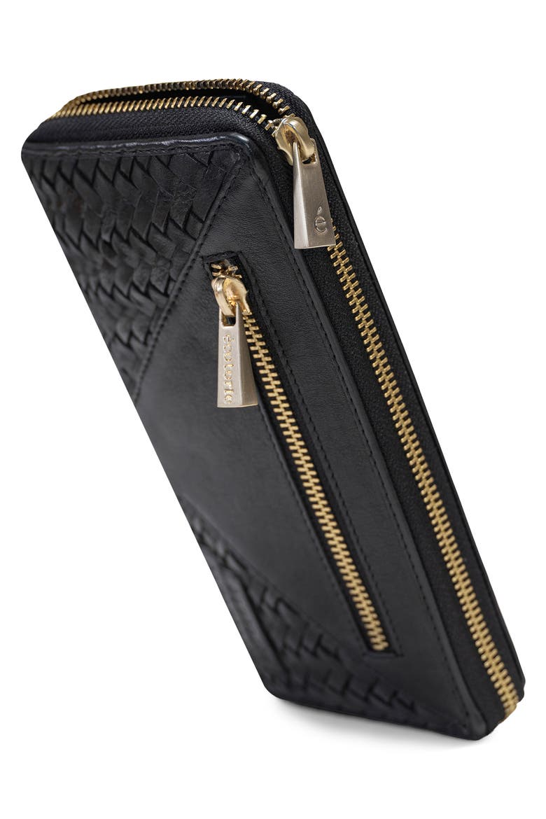 Longview Leather Wallet, Alternate, color, BLACK