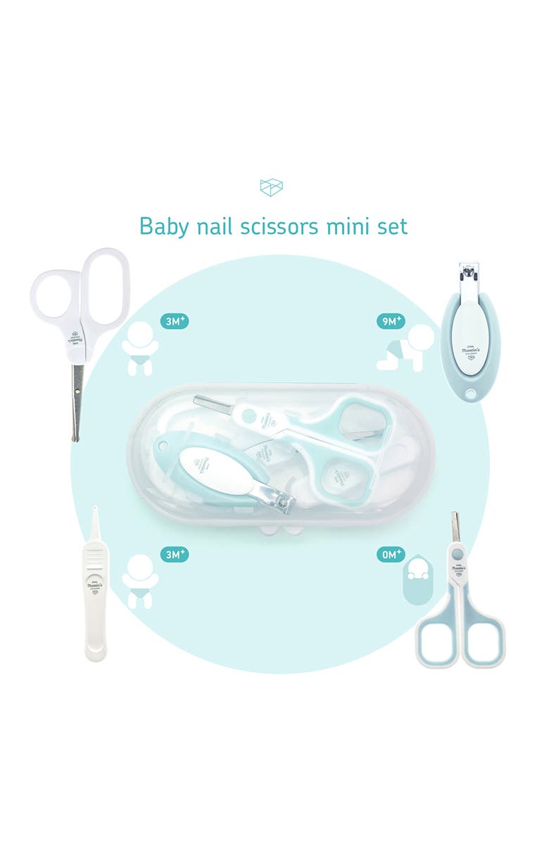 Little Martin's Baby Nail Care Kit Blue, 4Pc Setclipper, Scissors & Tweezer, Alternate, color, Multicolored
