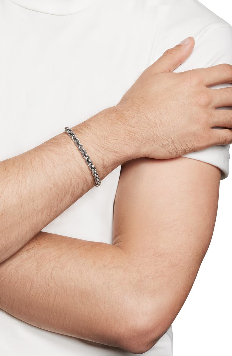 David Yurman Wheat Chain Bracelet, 6mm, Alternate, color, Sterling Silver