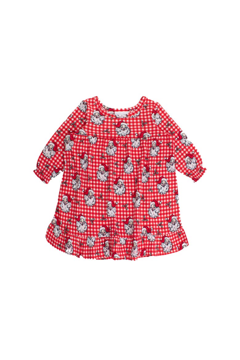 Pajama Night Gown, Main, color, Red Dear Santa