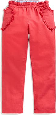 Mini Boden Kids' Heart Pocket Linen & Cotton Pants