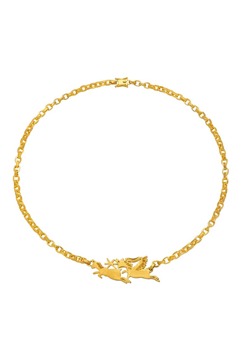 Lovers Necklace, Main, color, YELLOW GOLD