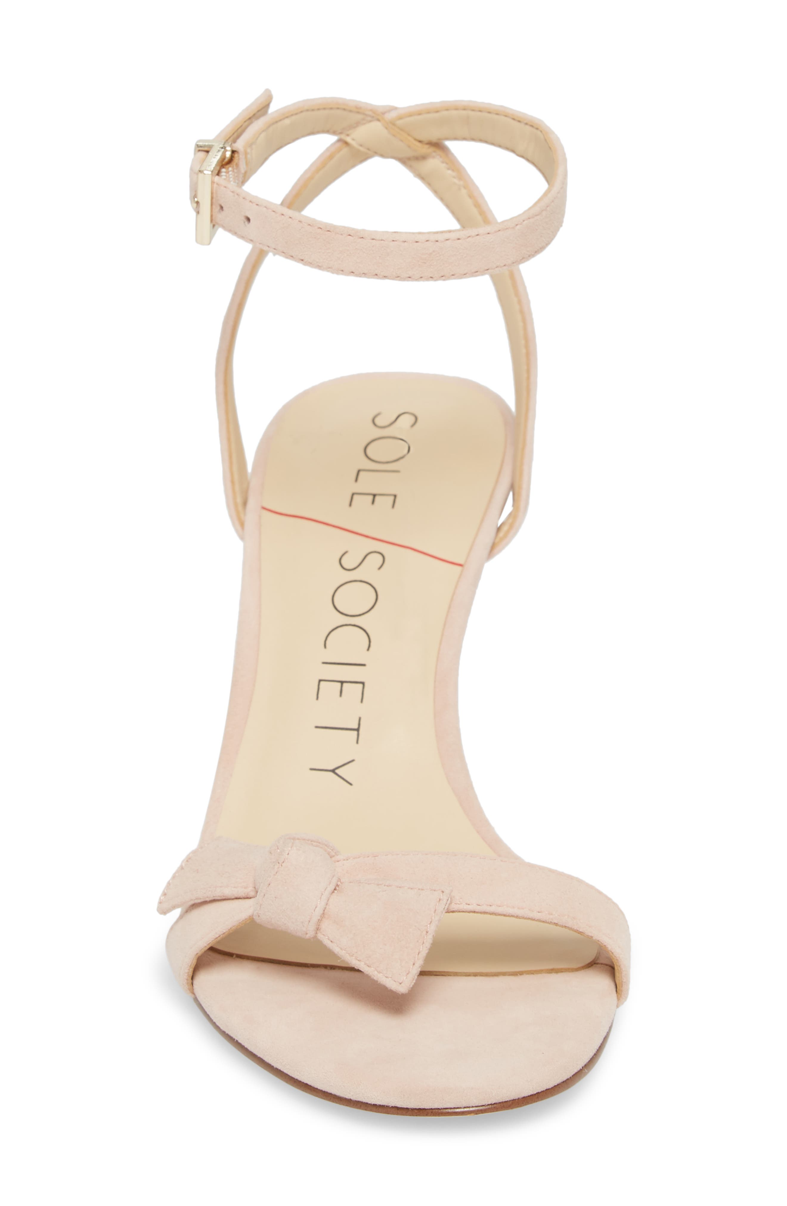 Avrilie Knotted Sandal, Alternate, color, BLUSH