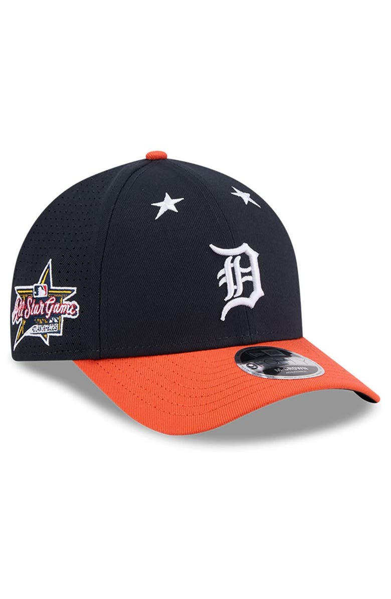 New Era Men's New Era Navy/Orange  Detroit Tigers 2025 MLB All-Star Game 9FORTY M-Crown Adjustable Hat, Main, color, 
