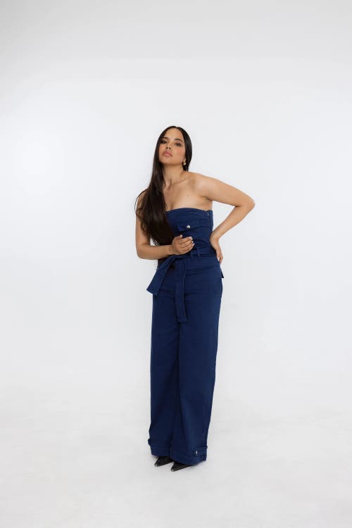 Rüdes Denim Rudes Denim The Athena Jumpsuit In Royal Blue