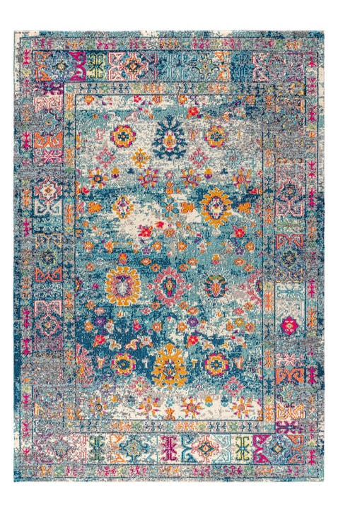 Bohemian FLAIR Boho Vintage Medallion Area Rug