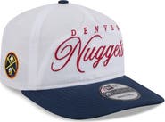 New Era Men's New Era White/Navy Denver Nuggets 2025 NBA Draft On-Stage Nylon 19TWENTY Adjustable Hat