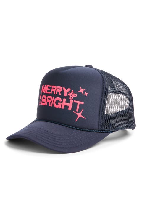 Merry Bright Stars Trucker Hat