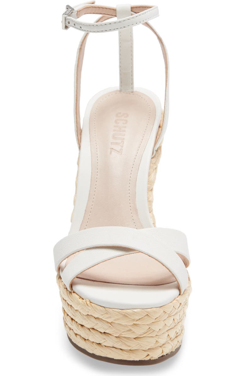 Schutz Alanise Espadrille Platform Wedge Sandal, Alternate, color,