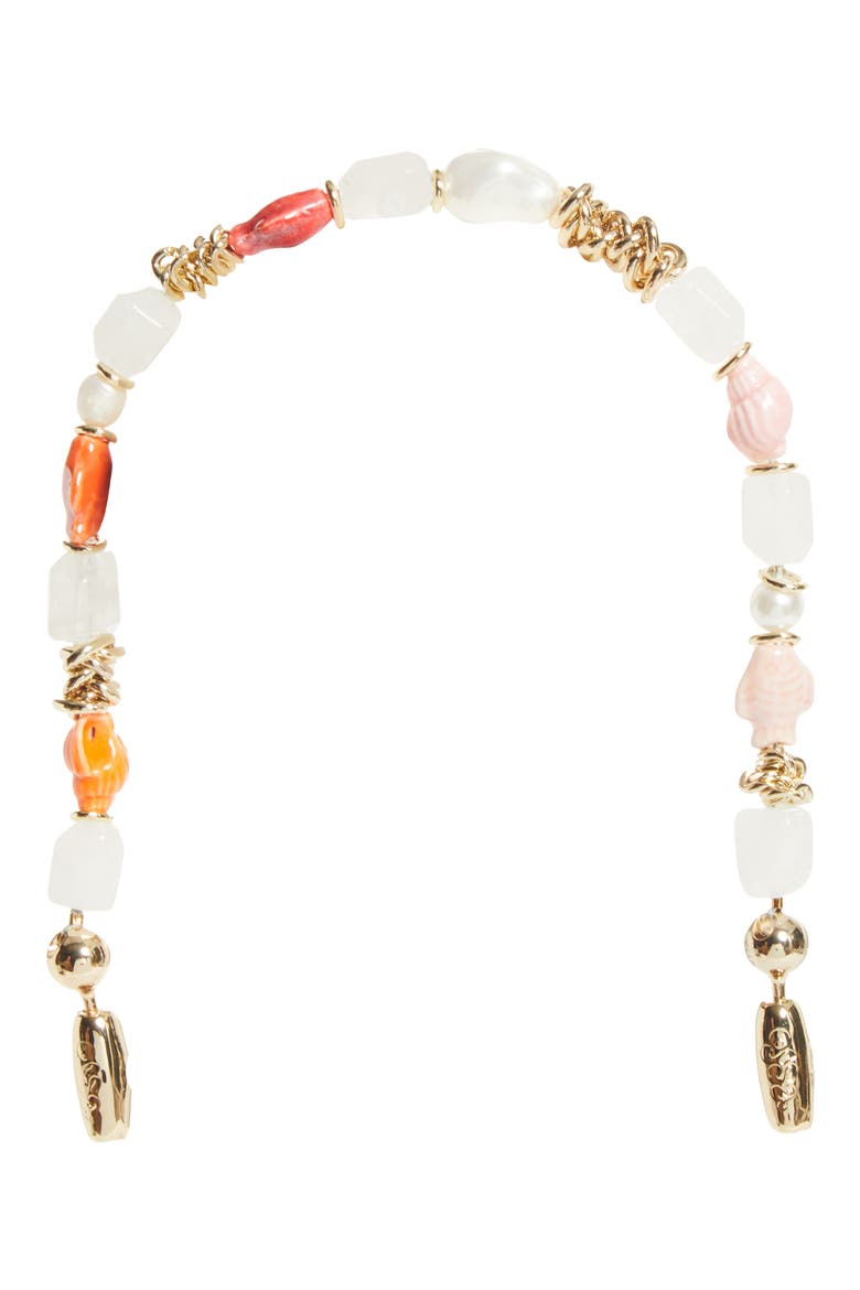 Fish Et Cetera Phone Cord, Main, color, GOLD MULTI