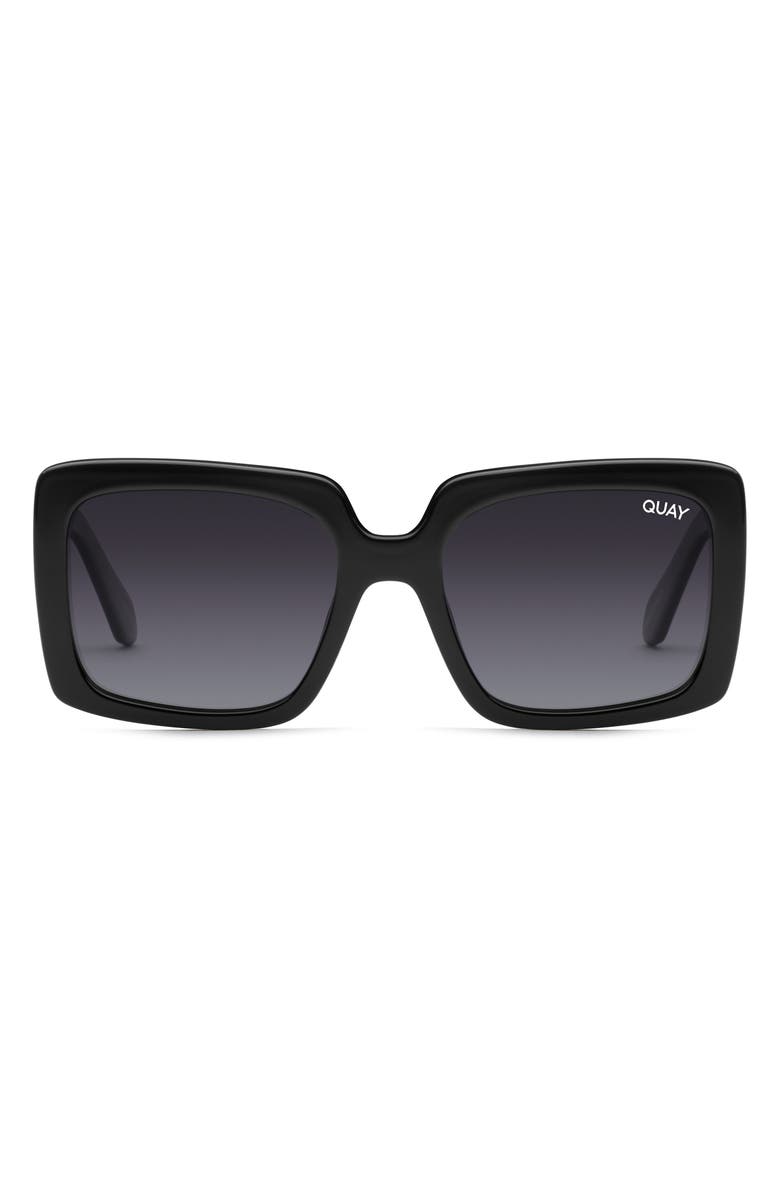 QUAY Total Vibe 54mm Polarized Square Sunglasses, Main, color,