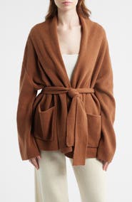 HOUSE OF CB Madison Wool Drape Cardigan
