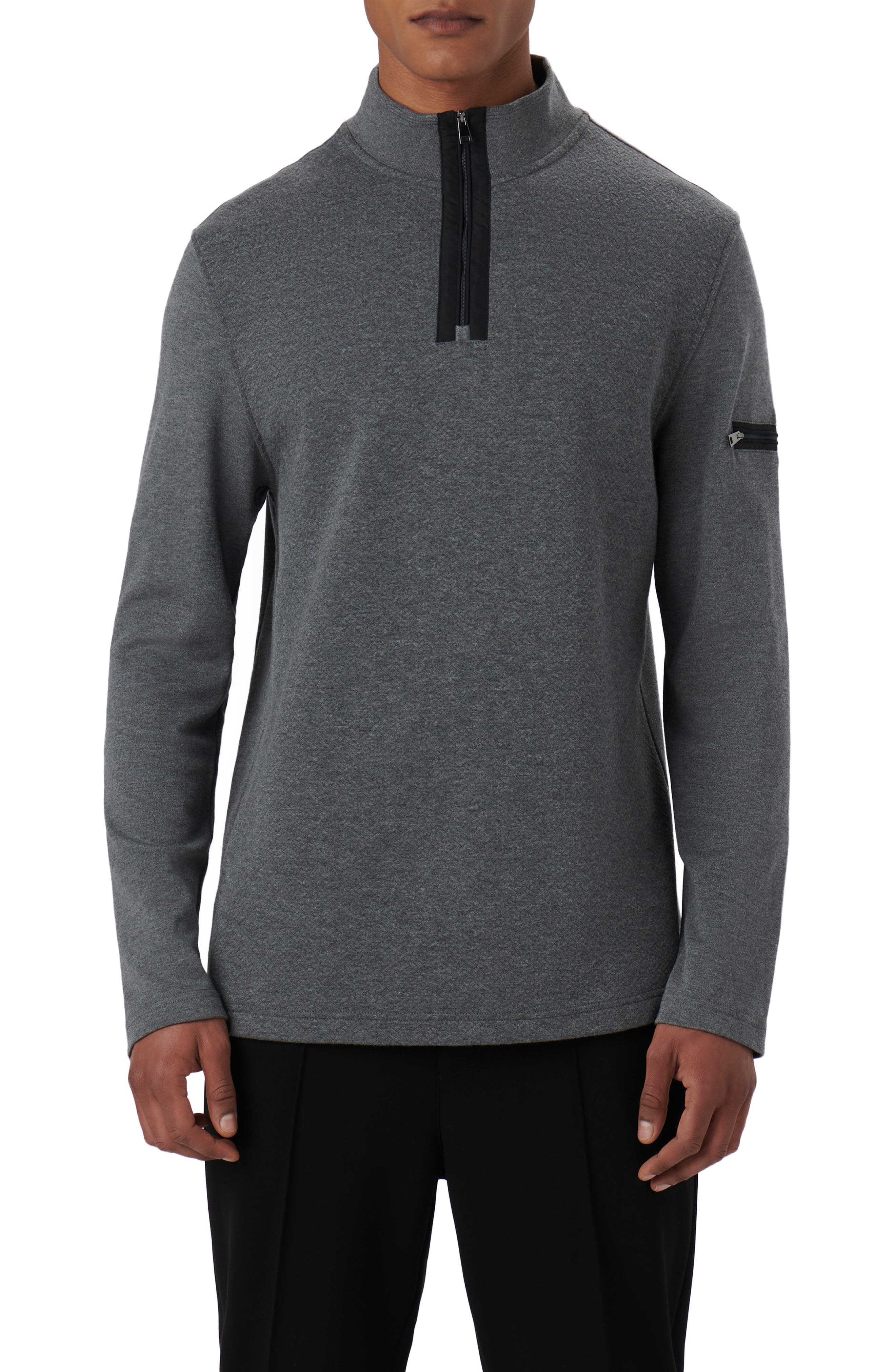 Bugatchi Quarter Zip Pullover