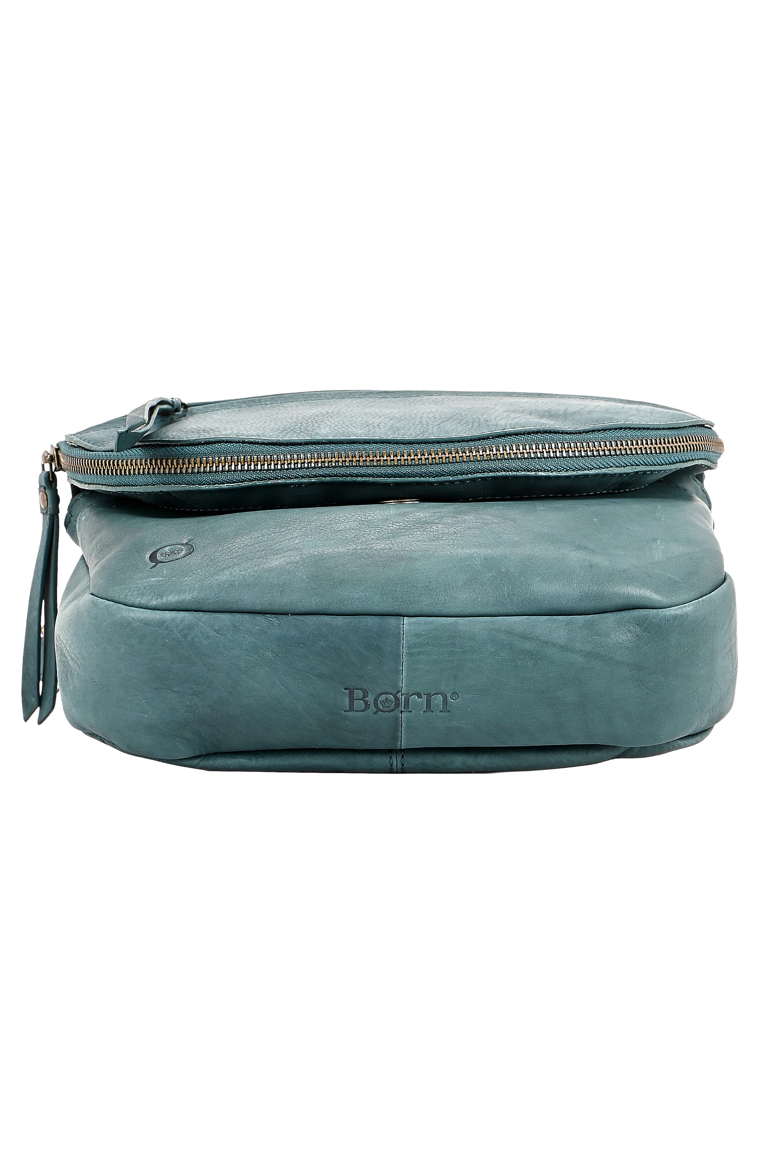 Børn Stonefield Leather Crossbody, Alternate, color, Mineral Blue