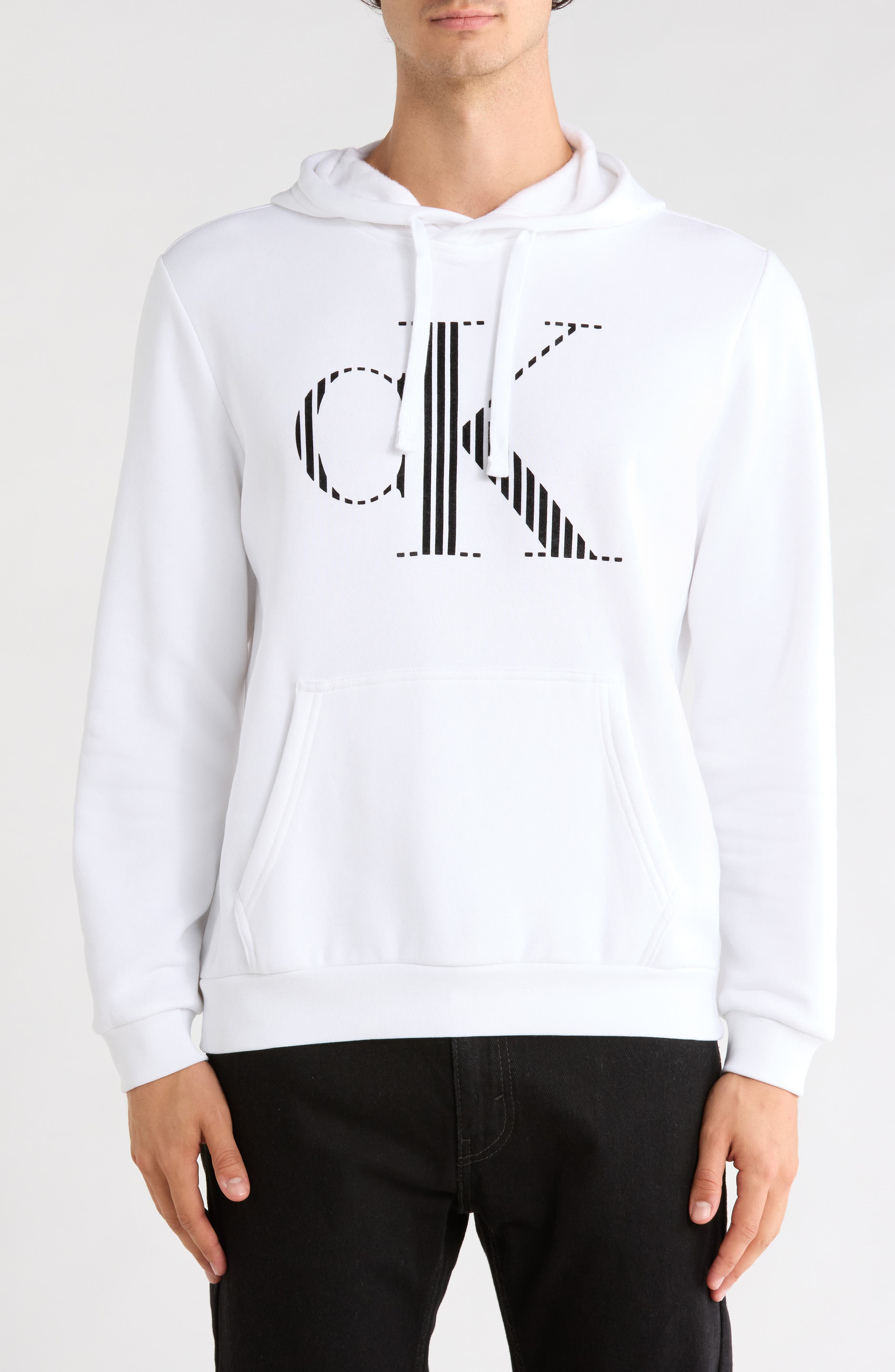 Monogram Pullover Fleece Hoodie